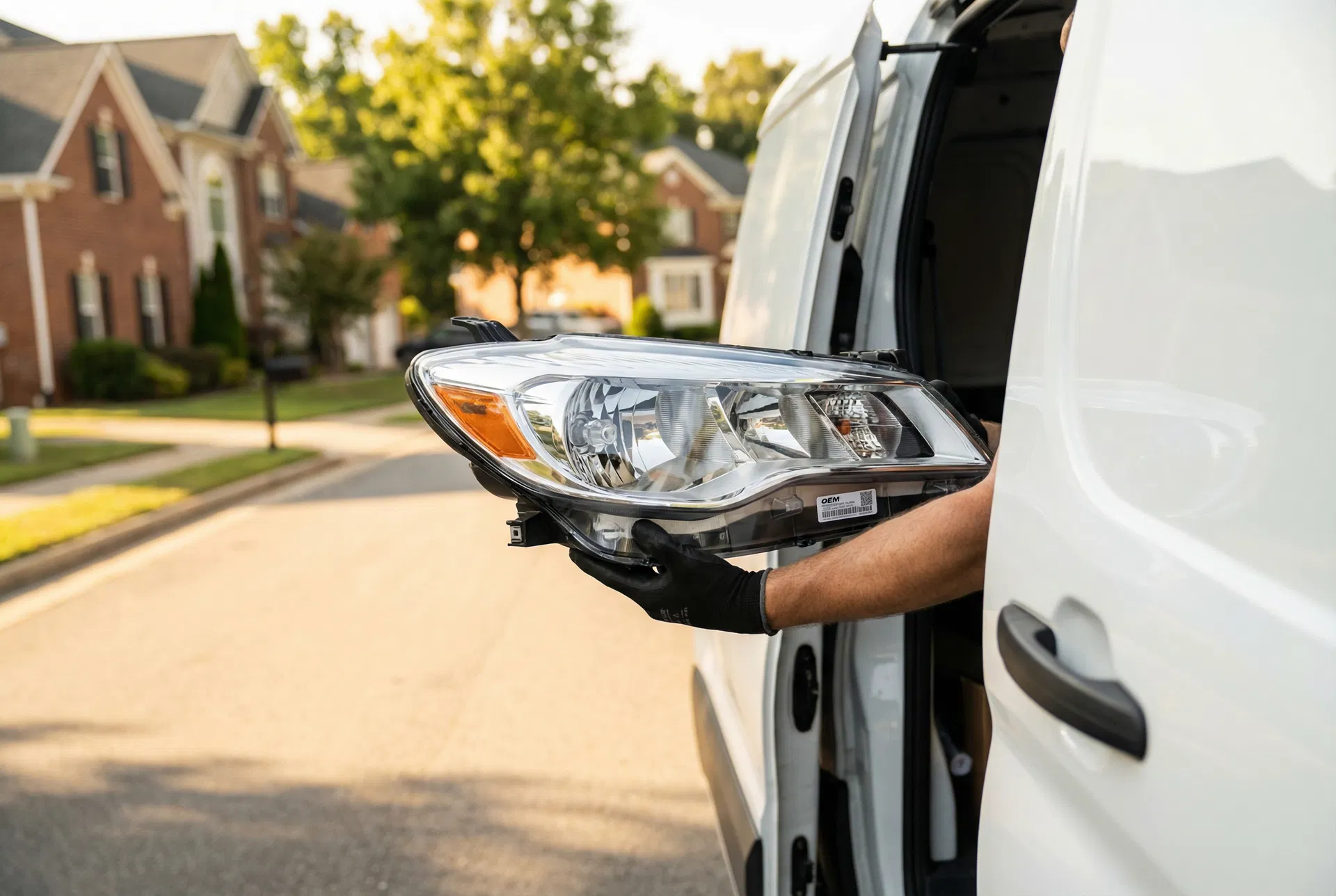 Same-day used OEM auto parts delivery to body shops in Charlotte NC