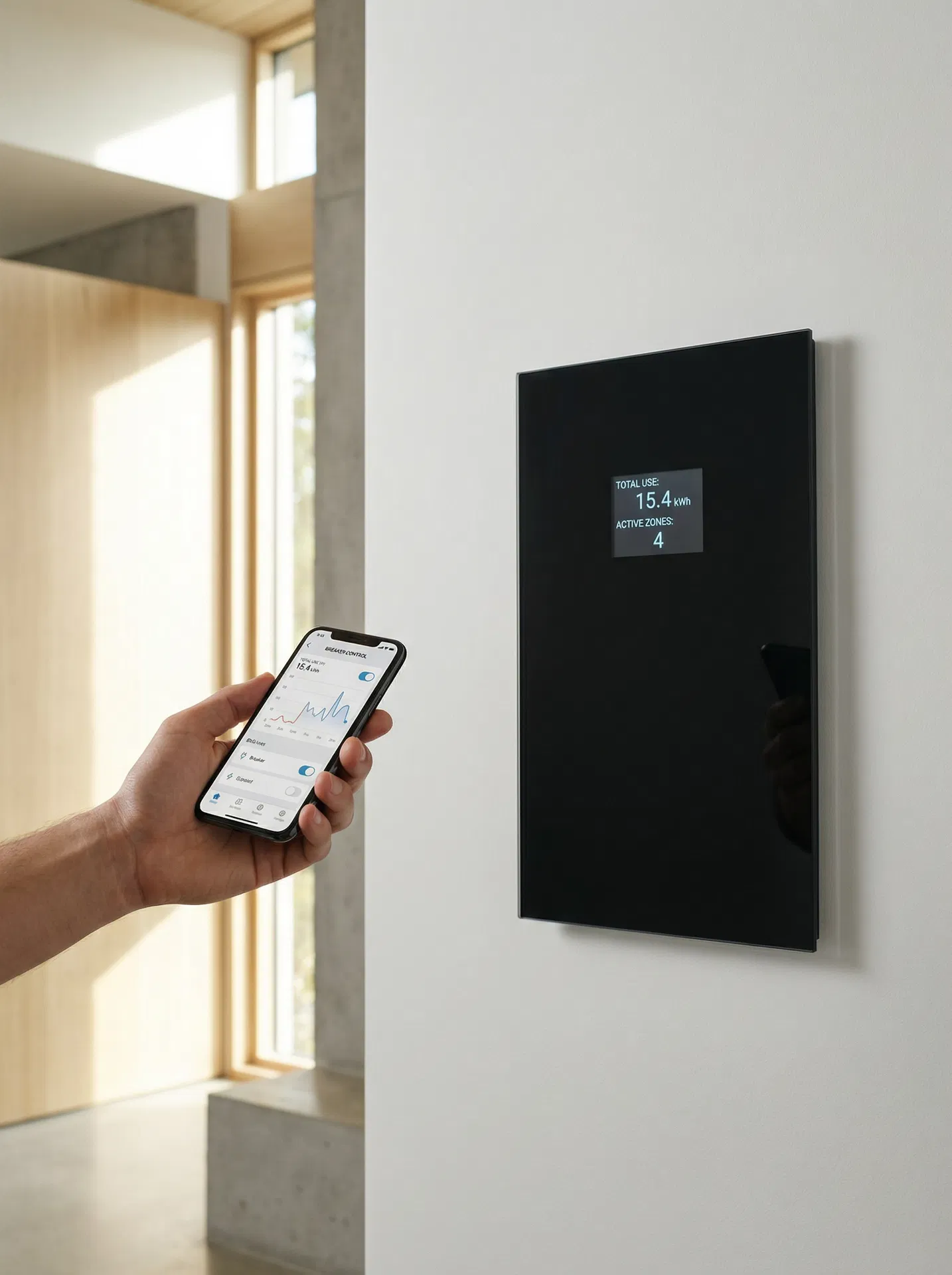 App-Controlled Breaker Panel