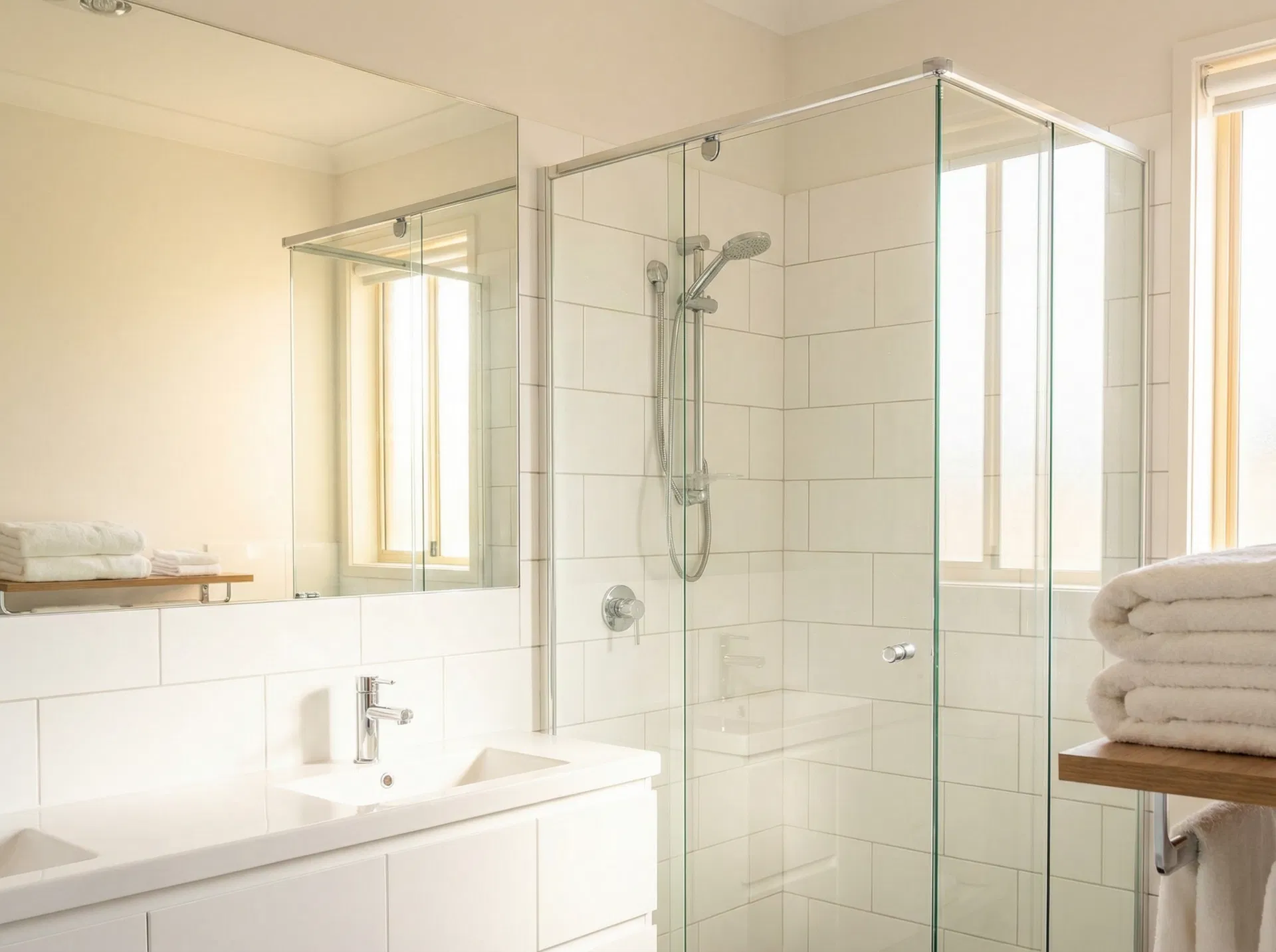 Professionally cleaned bathroom in Perth rental property