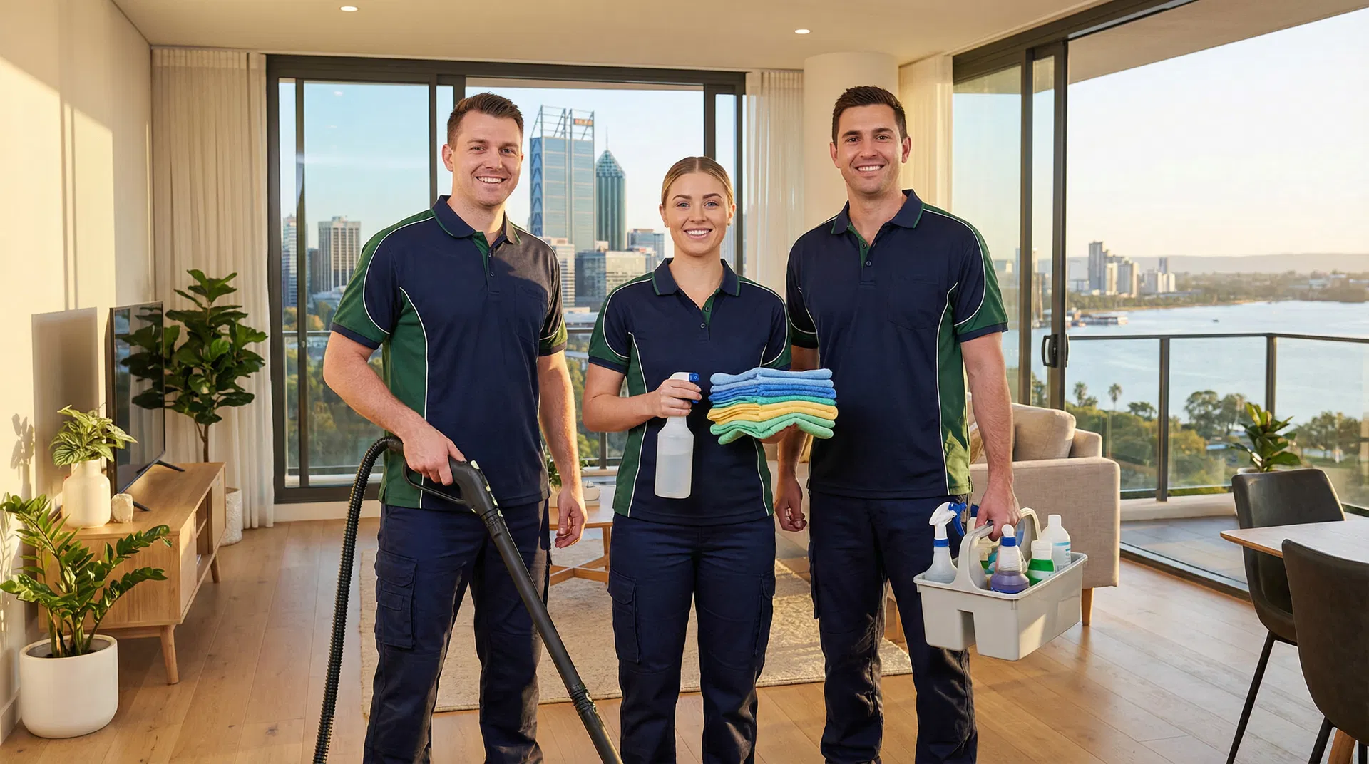 Professional vacate cleaning team in Perth