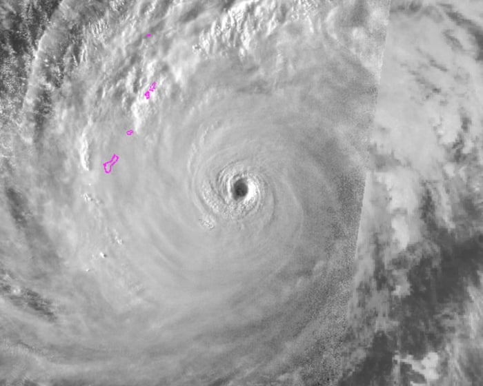 Dangerous super typhoon barreling toward group of remote US islands