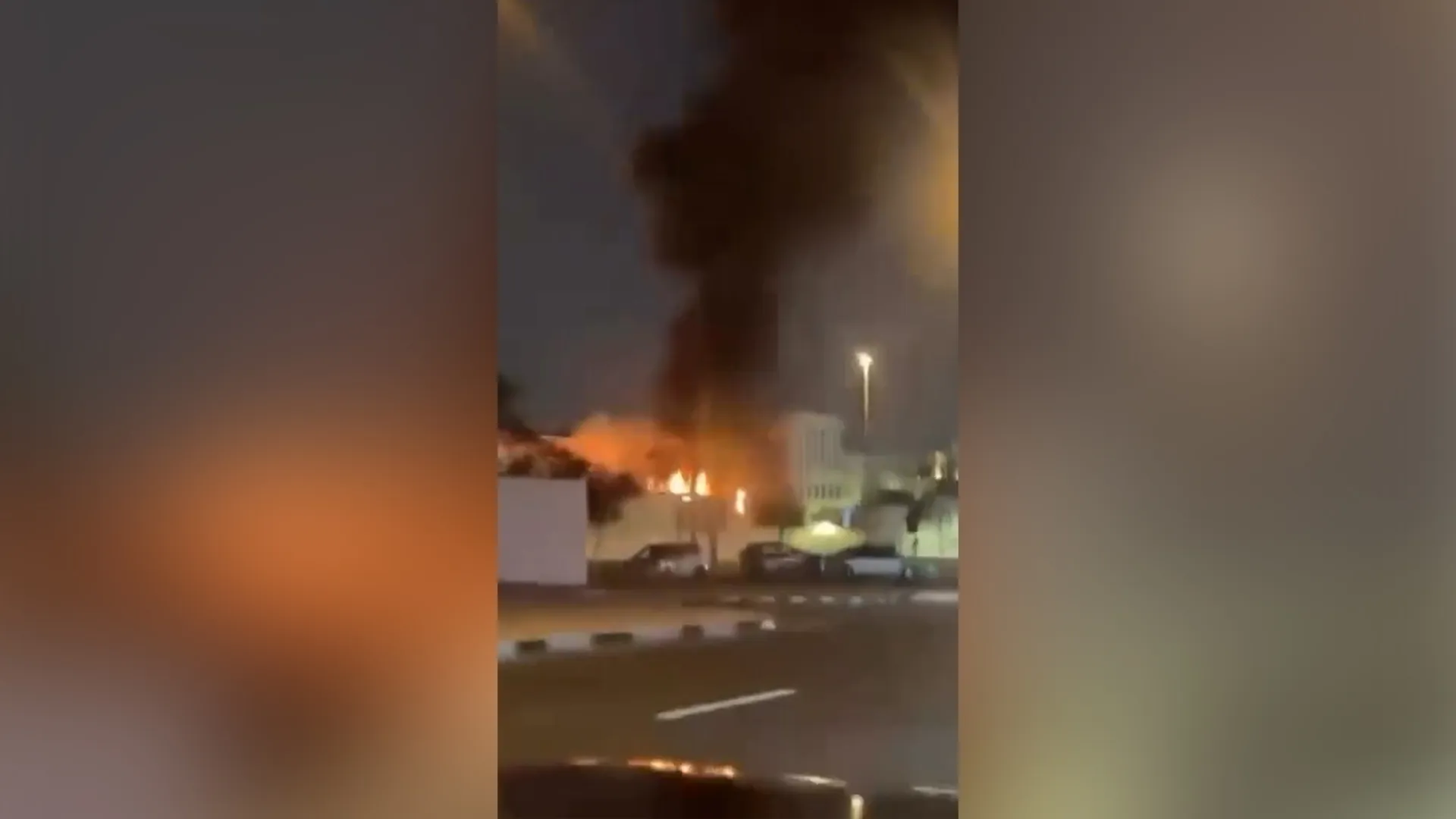 Flames, smoke rise from US Consulate in Dubai after suspected attack