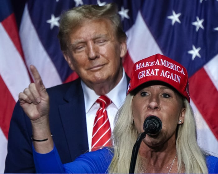 Georgia votes for successor to Marjorie Taylor Greene after Trump spat – US politics live