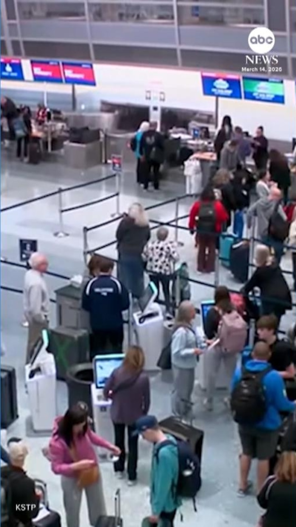 WATCH: TSA strained amid spring break travel