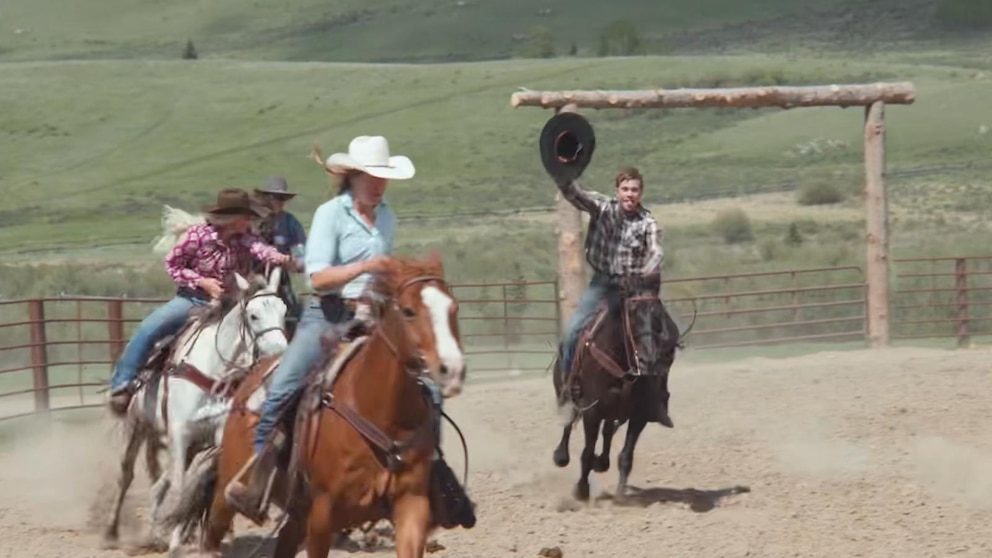 WATCH: People are lining up to pay for the cowboy experience