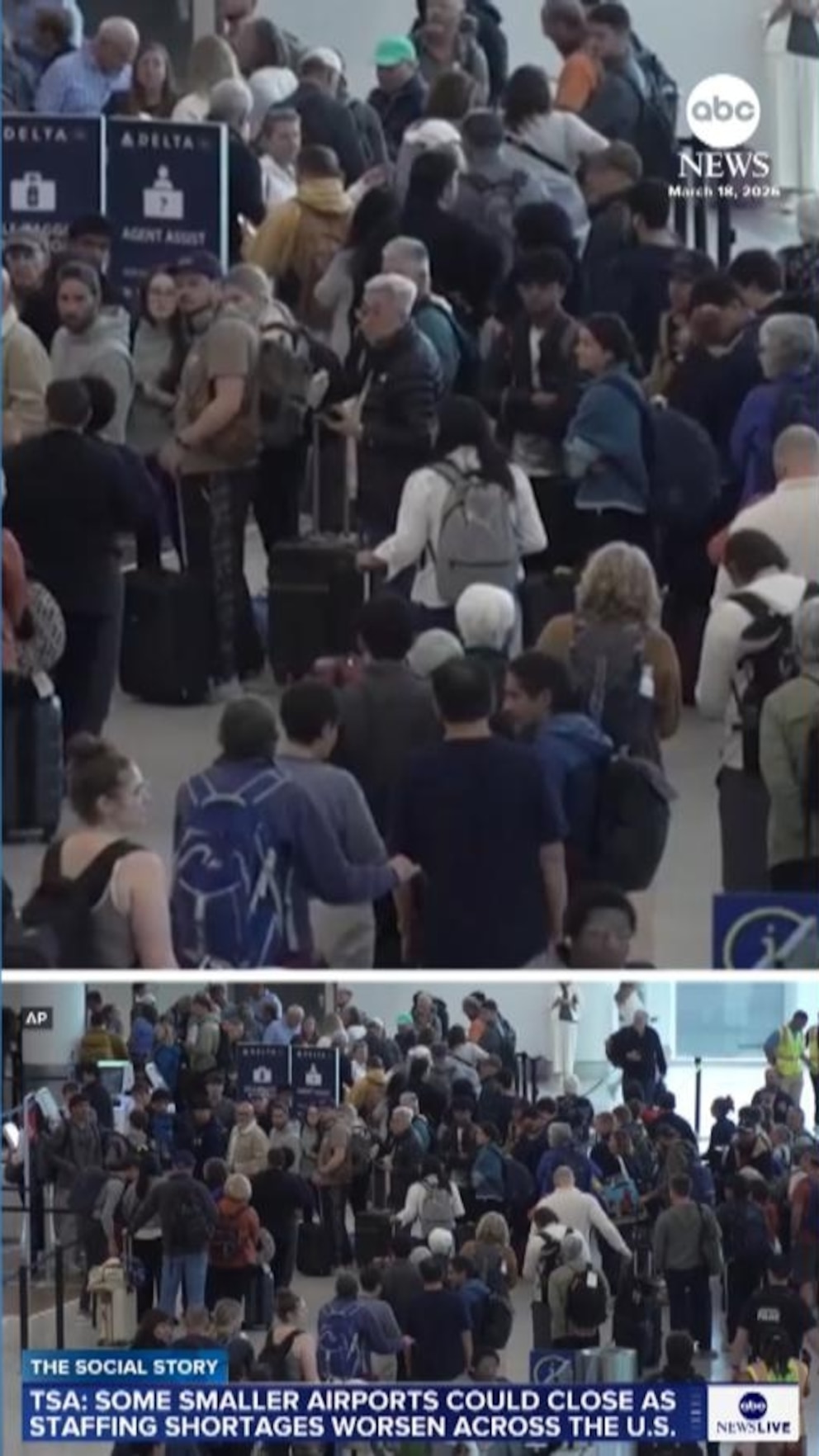 WATCH: TSA says nearly 10% of its officers called out sick Tuesday