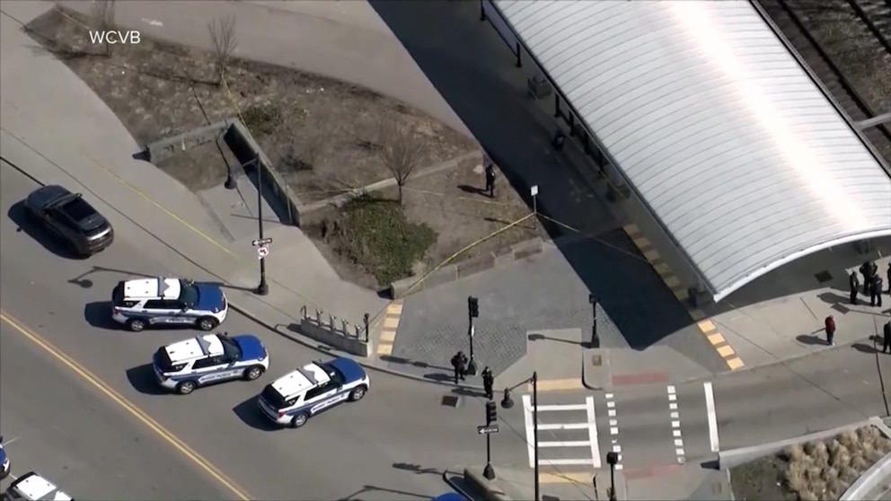 WATCH: Police: Man wielding a butcher knife at a Boston transit station arrested