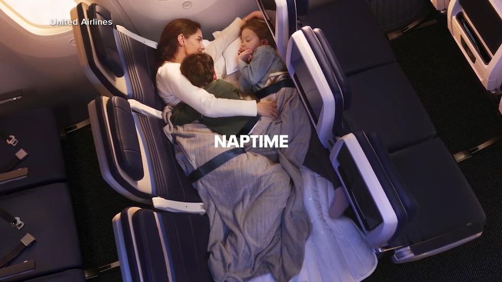 WATCH: United’s new lie-flat economy option