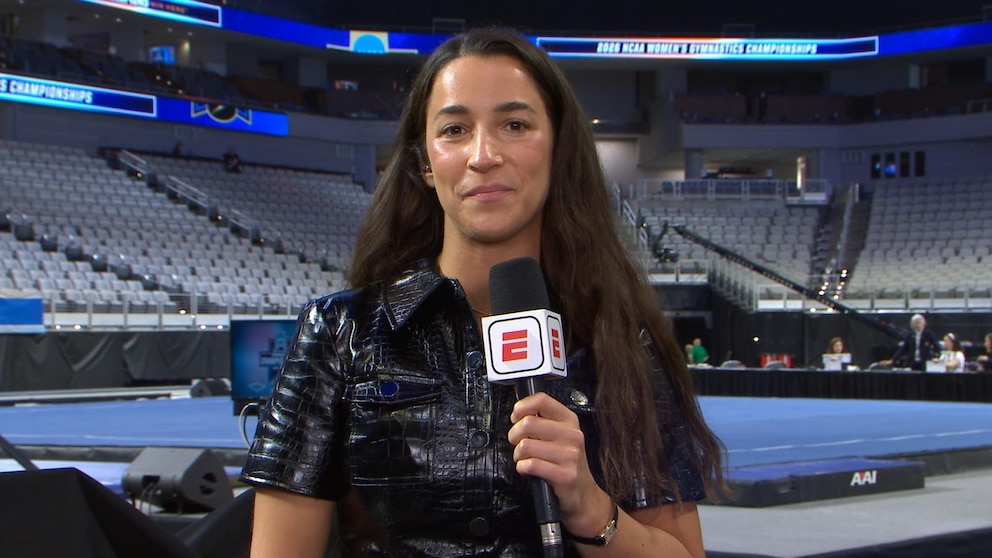WATCH: Aly Raisman talks NCAA Gymnastics Championship