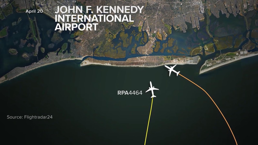 WATCH: Moments in cockpit after planes come dangerously close at JFK
