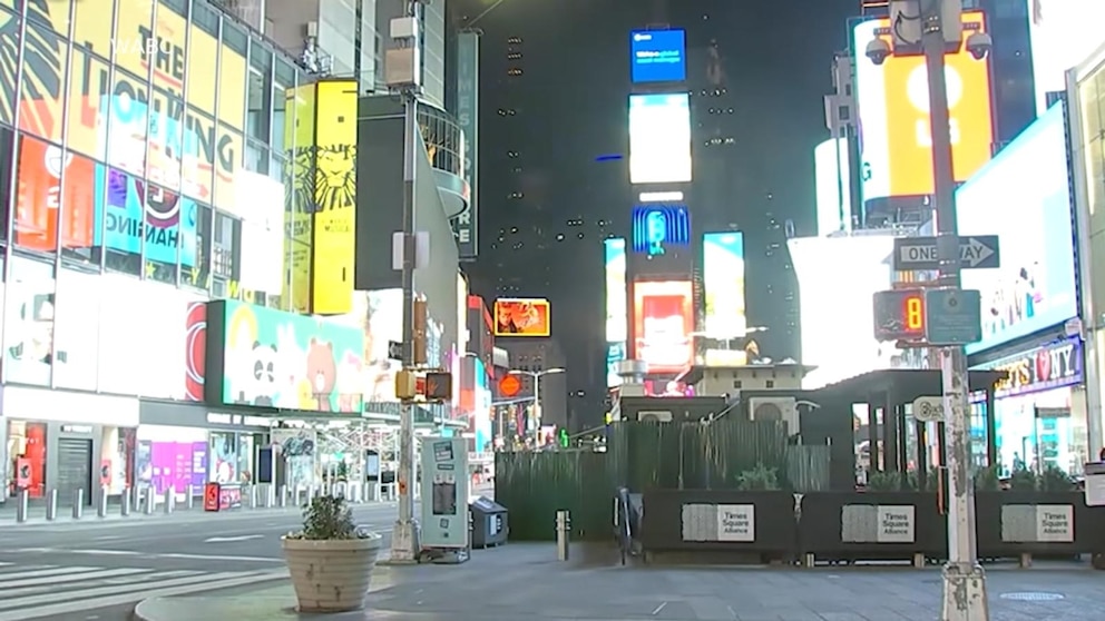WATCH: Search underway for man that police say abandoned baby in Times Square