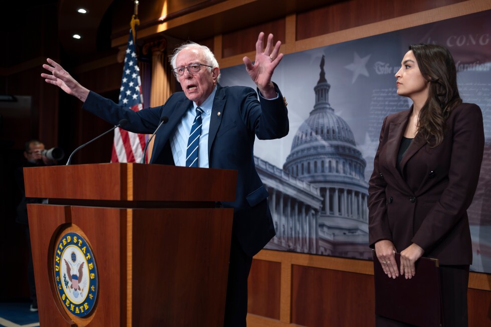 Sanders, Ocasio-Cortez push bill to impose AI data center moratorium - AP News
