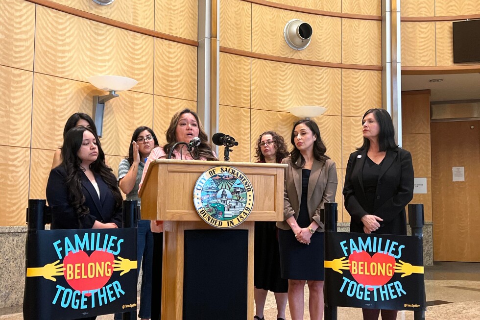 California woman returns home after the Trump administration deported her to Mexico - AP News