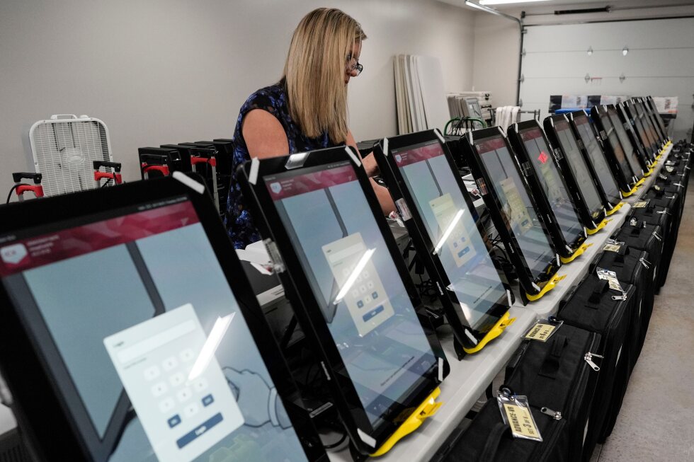 Georgia was going to dump voting machines that Trump hates until things got complicated - AP News