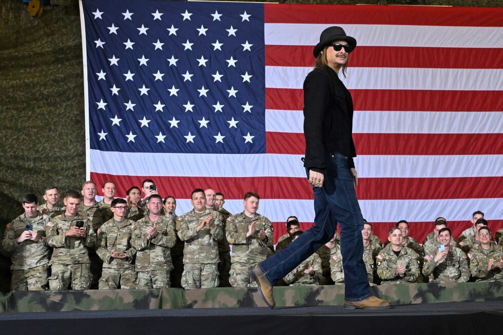 Army investigating after helicopters hovered alongside Kid Rock's swimming pool as he saluted - AP News