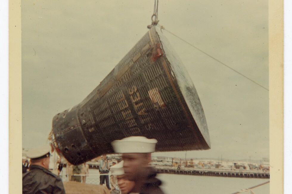 Newly discovered photos show astronaut Neil Armstrong after the Gemini 8 emergency - AP News