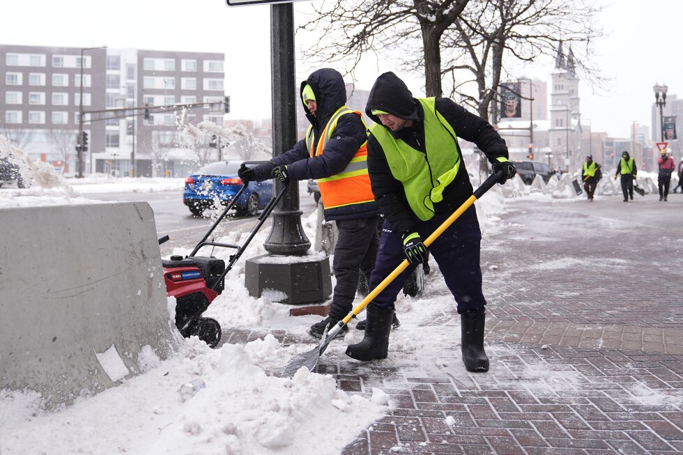 Severe storms pummel parts of US with snow and high winds and raise tornado threat - AP News