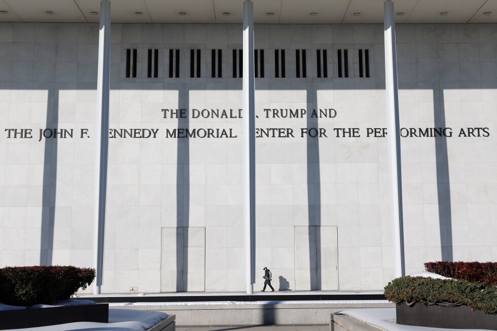 Democratic lawmaker asks judge to take Trump’s name off Kennedy Center - AP News