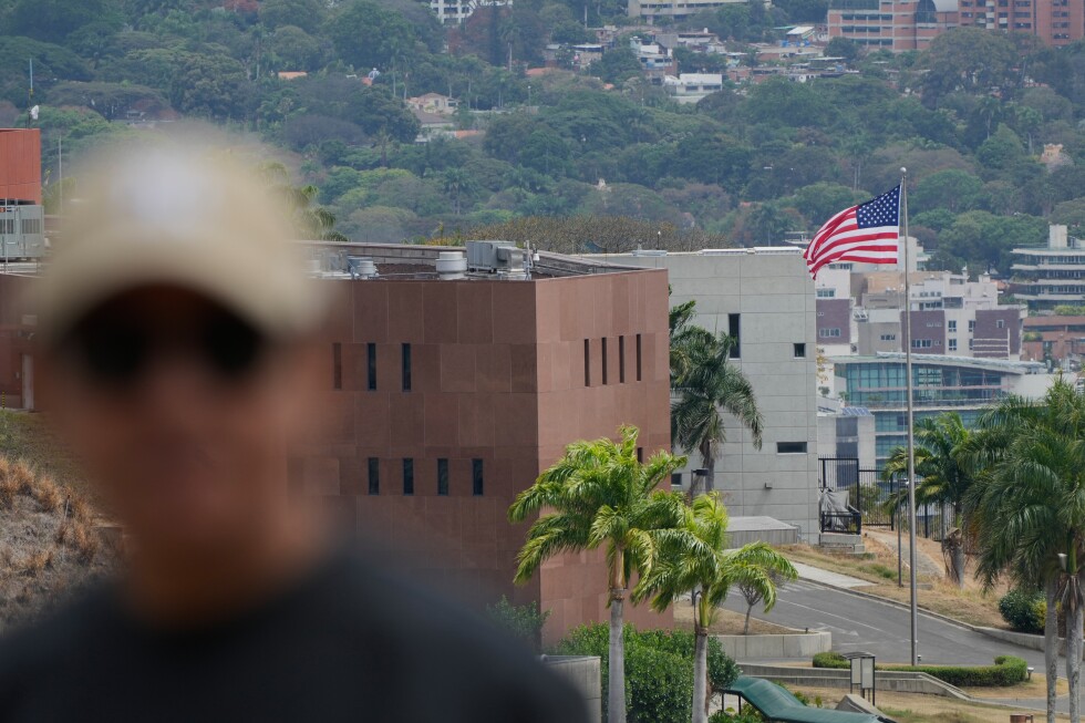 American flag raised at US Embassy in Venezuela for the 1st time since 2019 - AP News