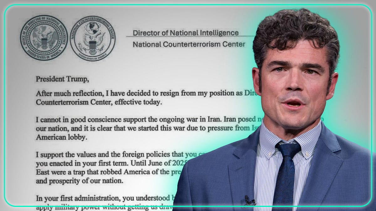 Joe Kent's Courage and Conscience, and the Craven Careerism of Tulsi Gabbard - Glenn Greenwald | Substack