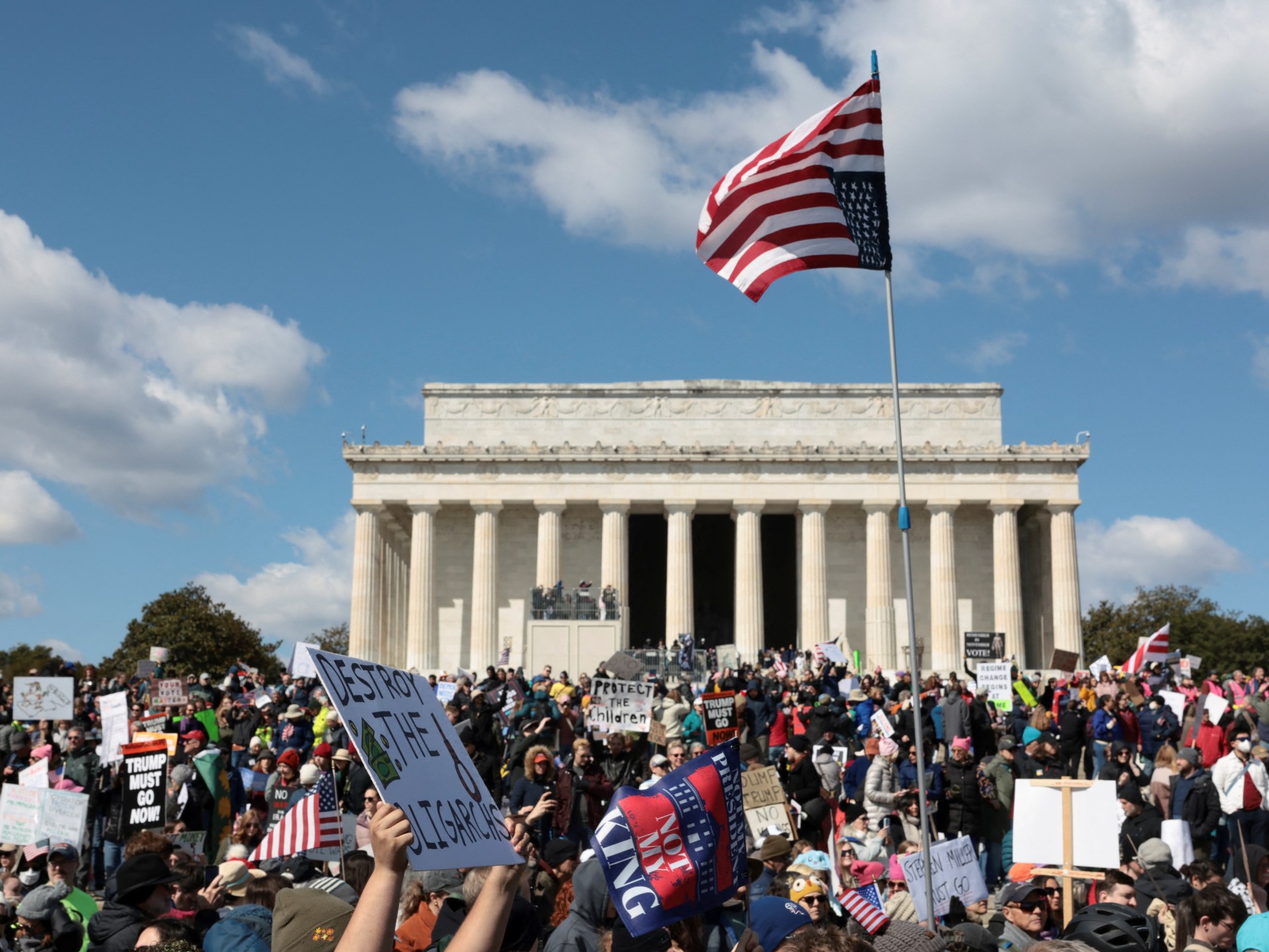 ‘No Kings’ protests erupt across the US, with a Minnesota focus