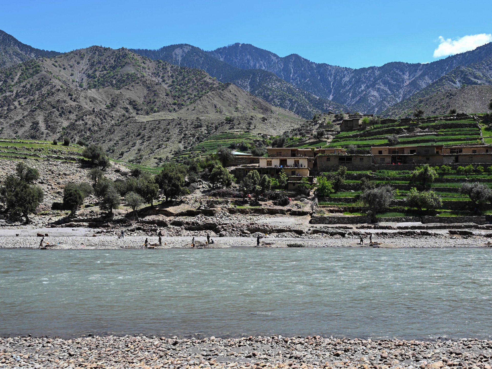 Afghan villagers turn to gold-panning to sustain livelihoods