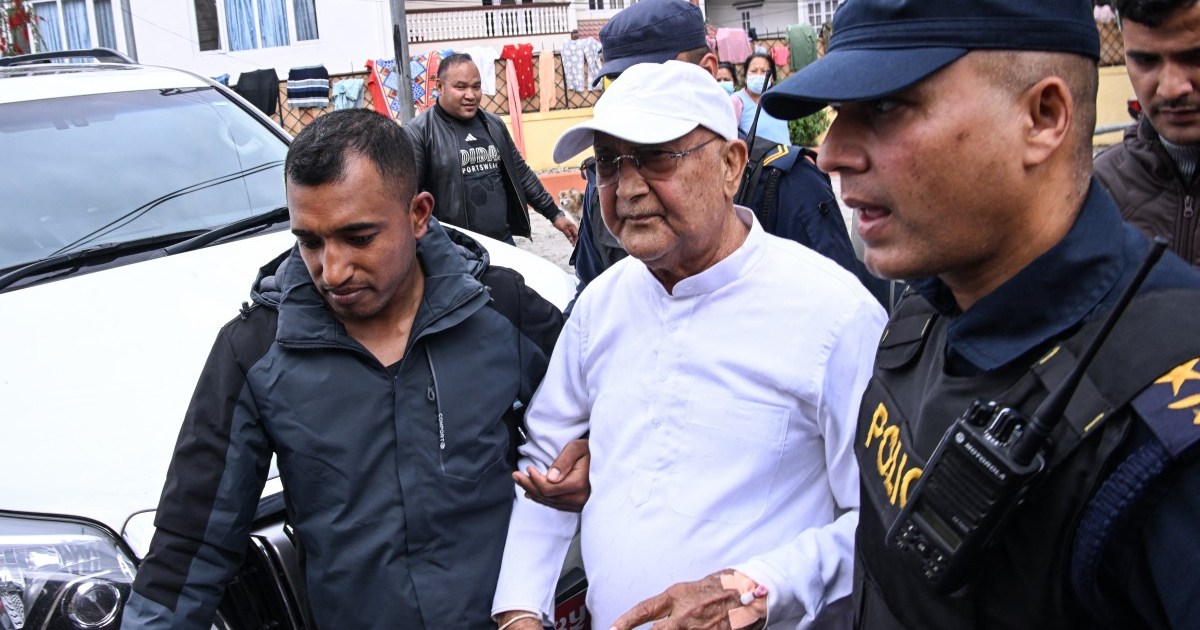 Nepal’s ex-PM Oli detained over alleged role in deadly protest crackdown