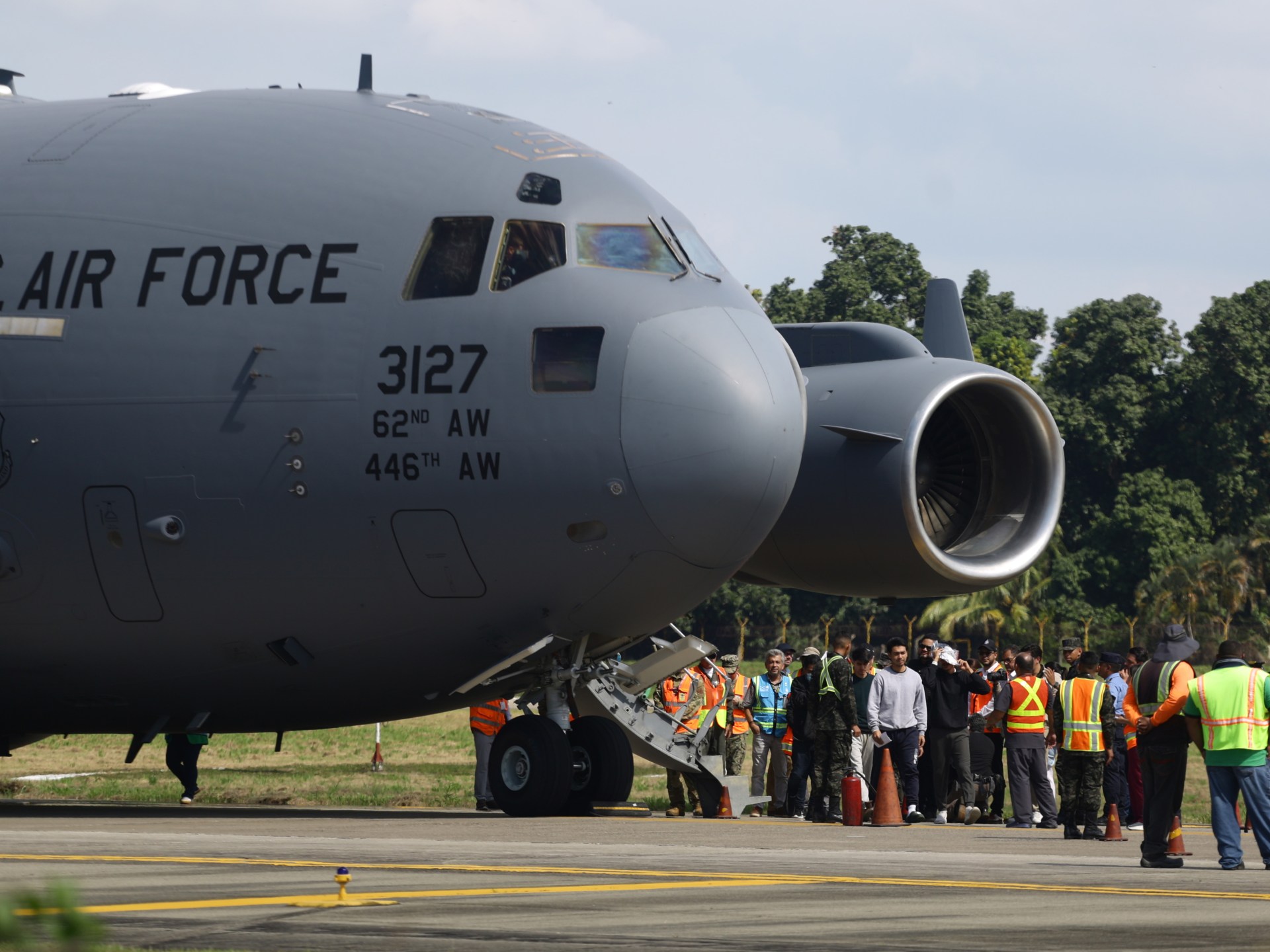 Fifteen South American people deported from the US arrive in DR Congo