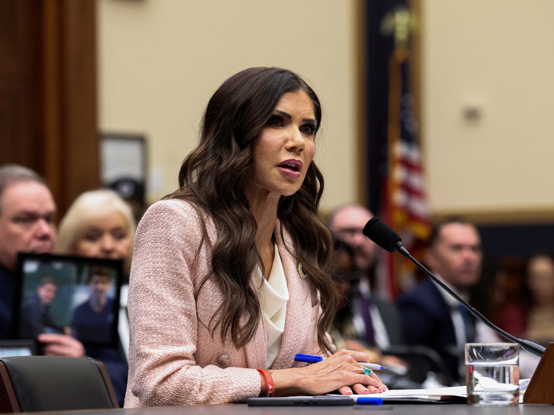 US suspect accused of stealing Kristi Noem’s purse sentenced to three years