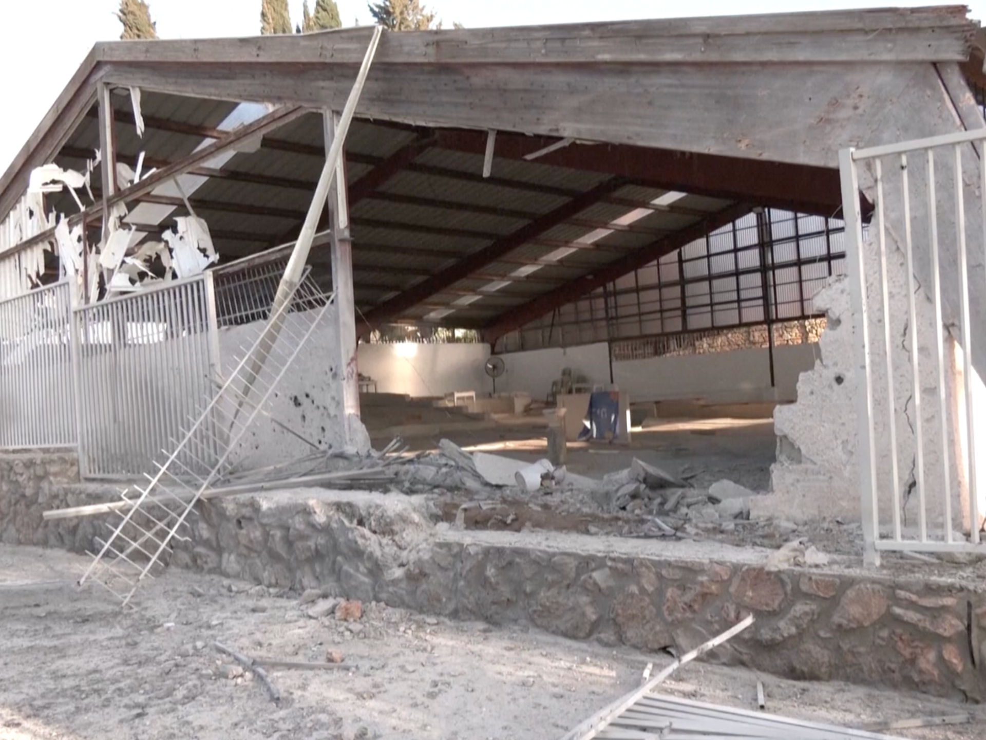 Hezbollah rocket attack damages 1,500-year-old Israeli church