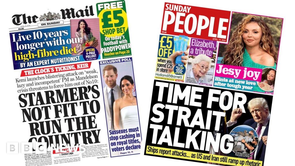 Newspaper headlines: 'Starmer accused of Mandelson cover up' and 'Time for Strait talking'