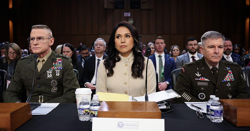 Gabbard says Iranian regime is "intact but largely degraded" at Senate hearing on threats to U.S. - CBS News