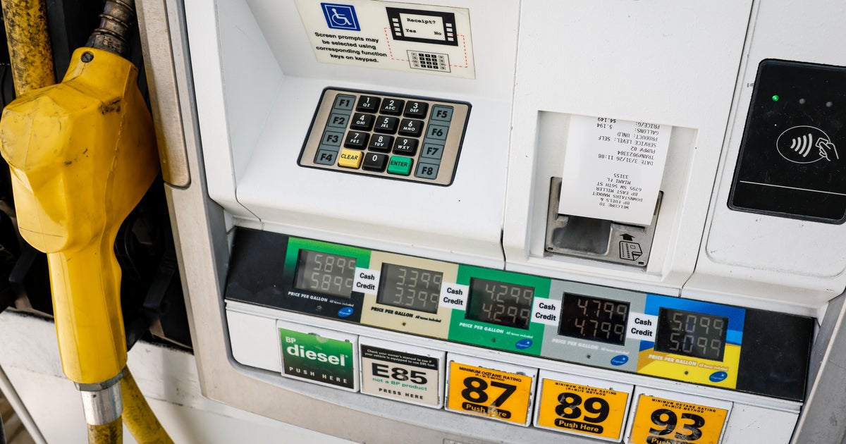 Gas prices hit $4.06 a gallon before Trump's prime-time address