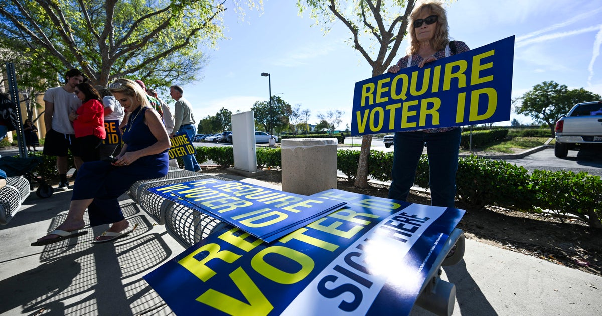 In voting process, photo ID gets wide support, Republicans more likely to believe there's fraud, CBS News poll finds - CBS News