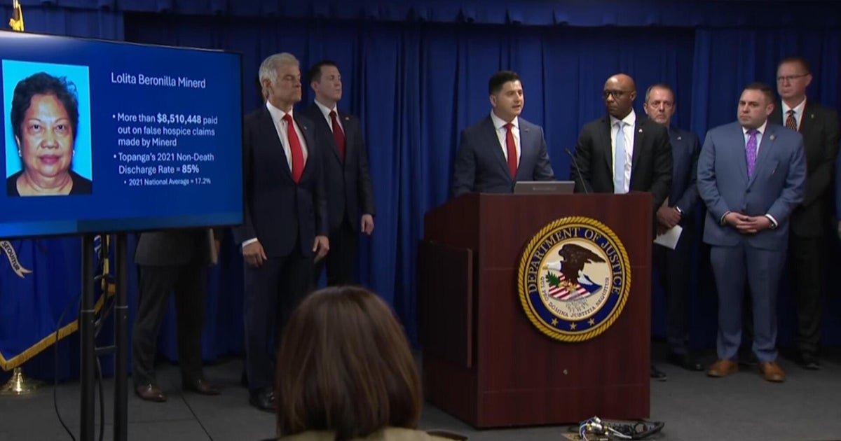 Full remarks: Justice Department announces charges in hospice care fraud probe