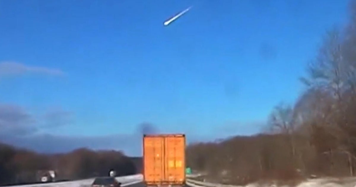 Video shows 7-ton meteor exploding across the sky during the day