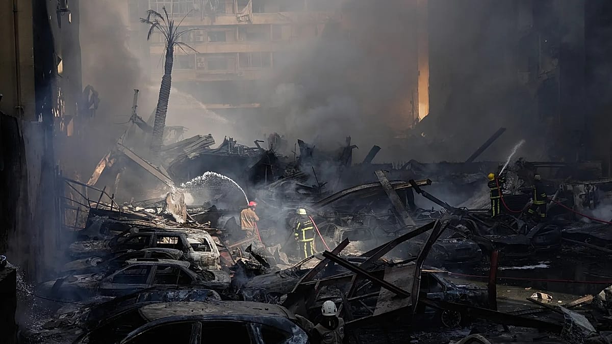 Israel strikes Beirut without warning, saying Iran ceasefire does not apply to Lebanon - Euronews.com