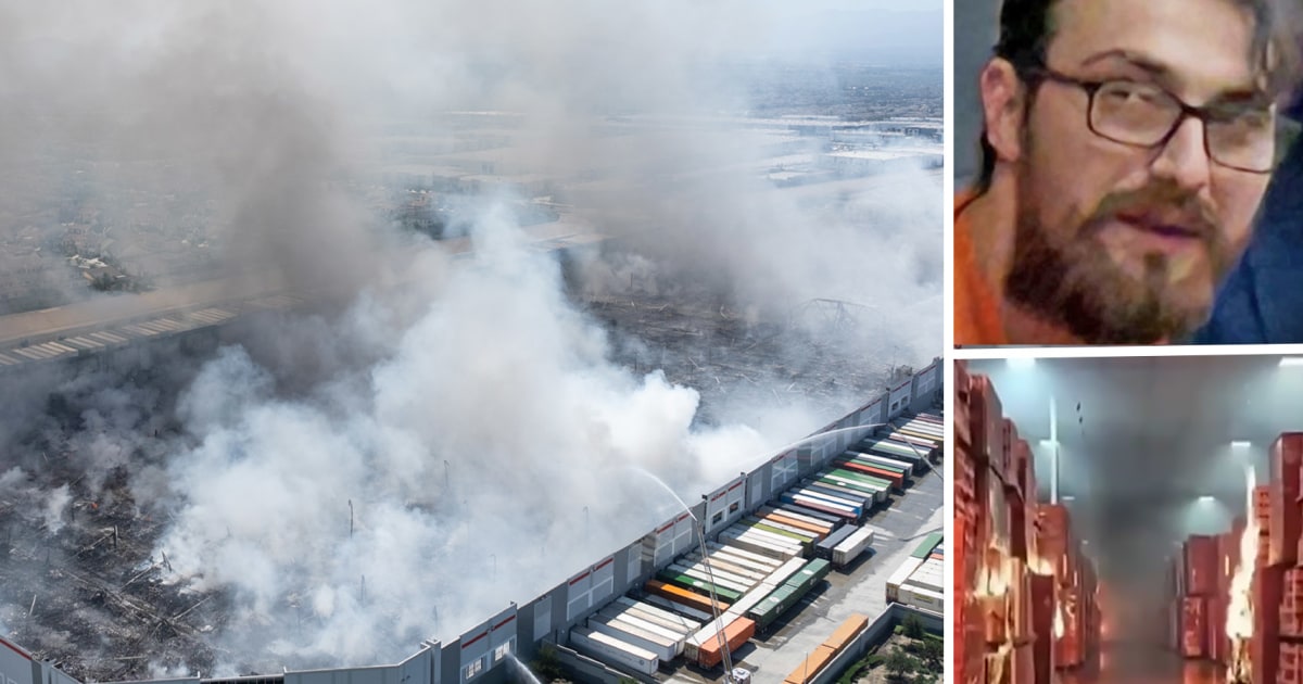 California warehouse worker accused of arson raged online against capitalist greed - NBC News