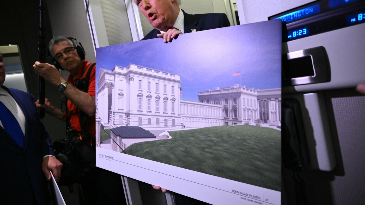 Trump's ballroom fight sheds new light on an underground White House bunker - NPR