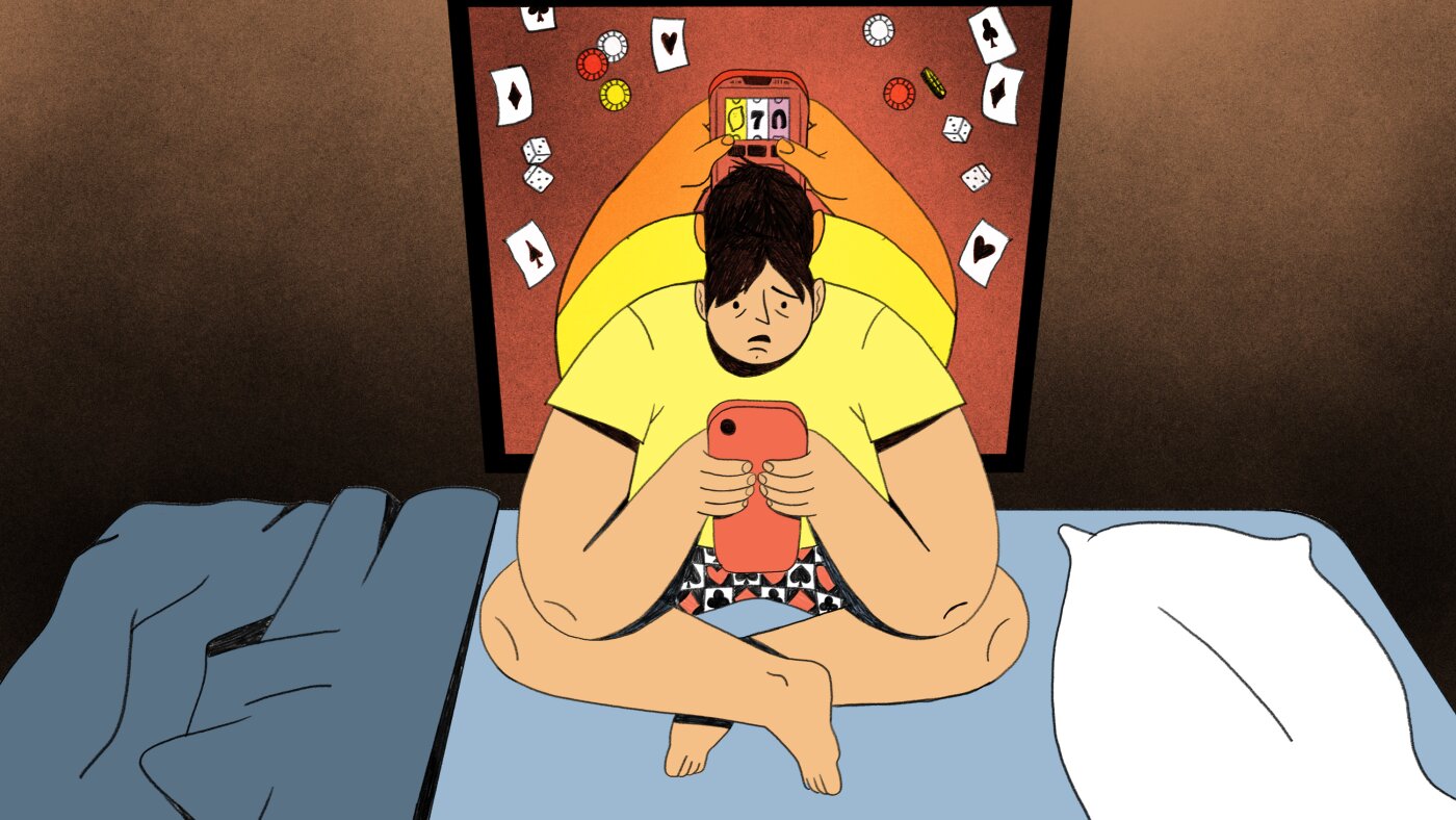 More teens are getting hooked on gambling. Parents say it often goes undetected - NPR