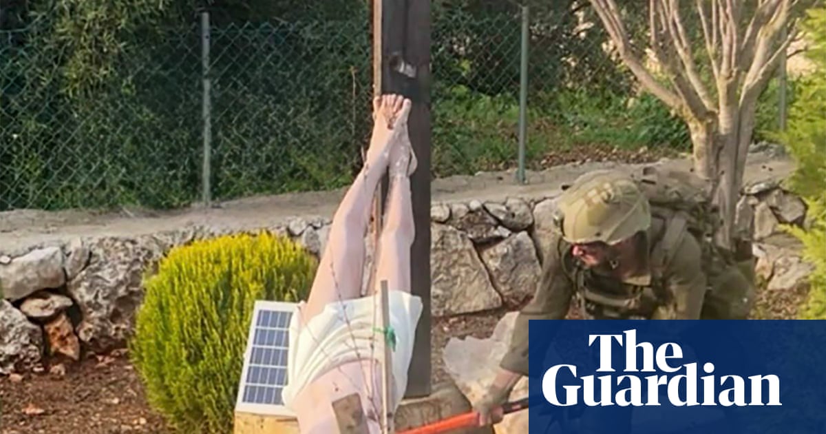 Israeli army to launch criminal investigation after soldier strikes Jesus statue in Lebanon - The Guardian