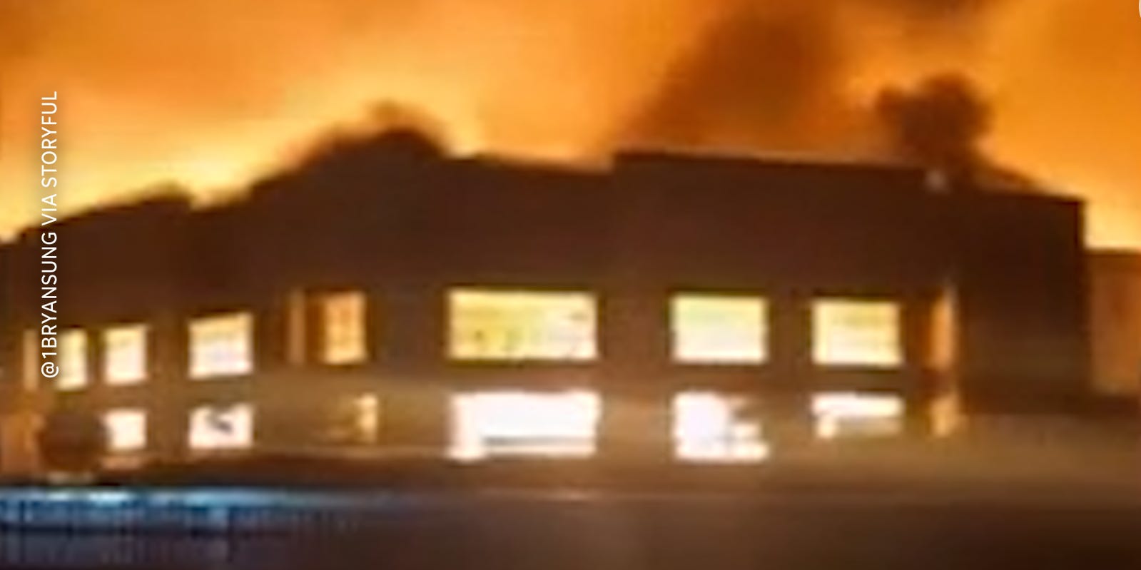 California fire wipes out toilet paper warehouse that served 50M people - USA Today