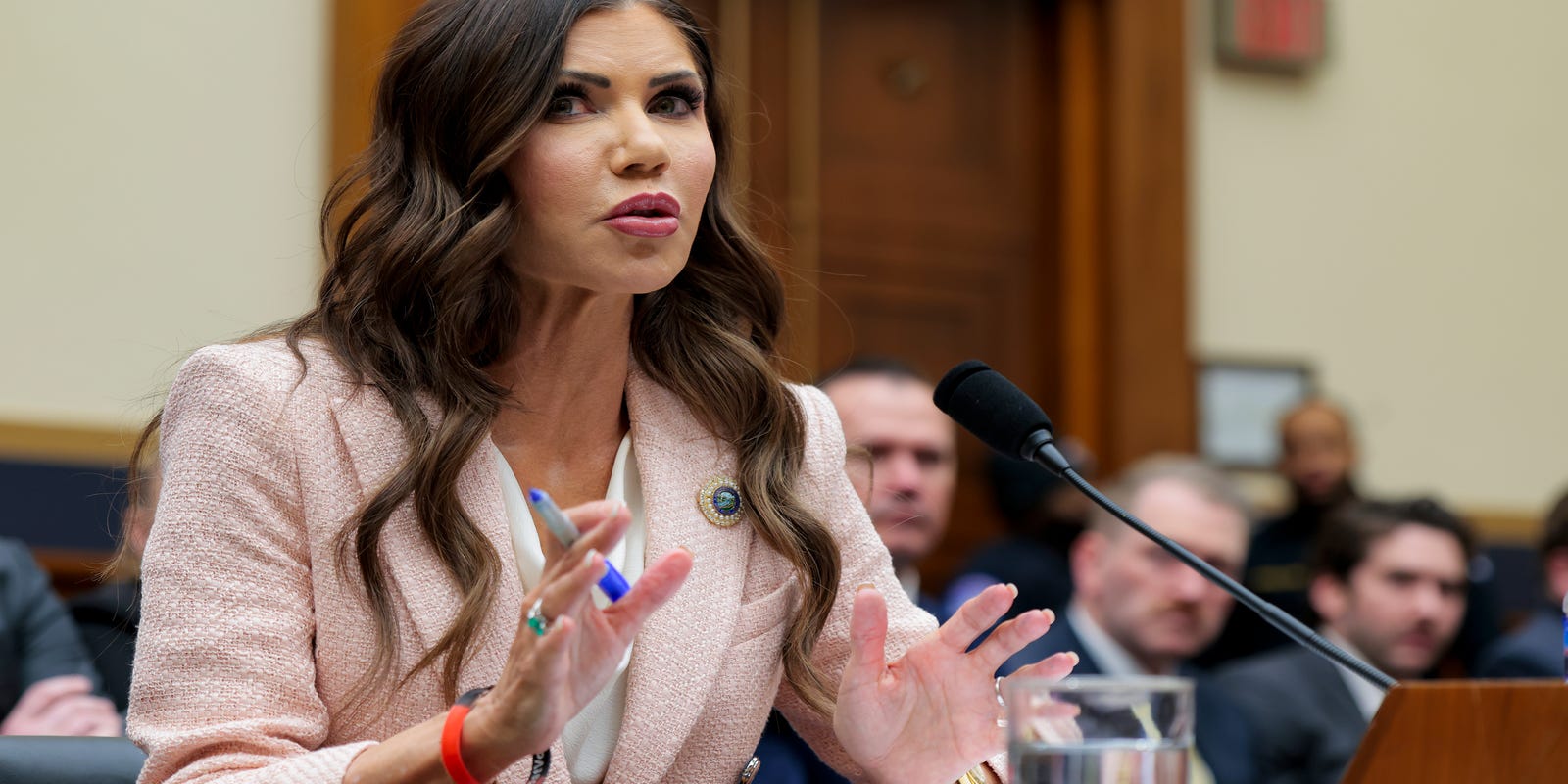 Democrats call for DOJ to investigate if Kristi Noem lied to Congress - USA Today