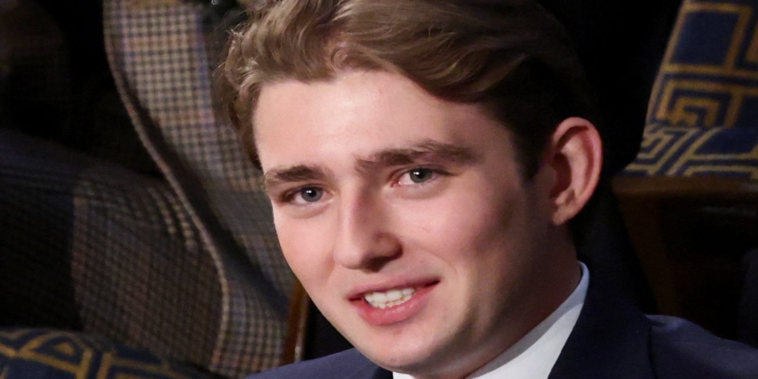 Barron Trump called 'good-looking gentleman' by Japan's prime minister - USA Today