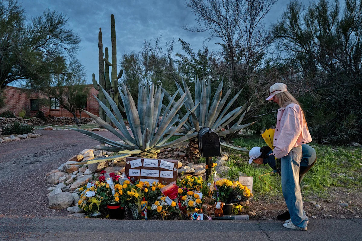 Guthrie family thanks Tucson, asks people to not forget mother's case - Yahoo
