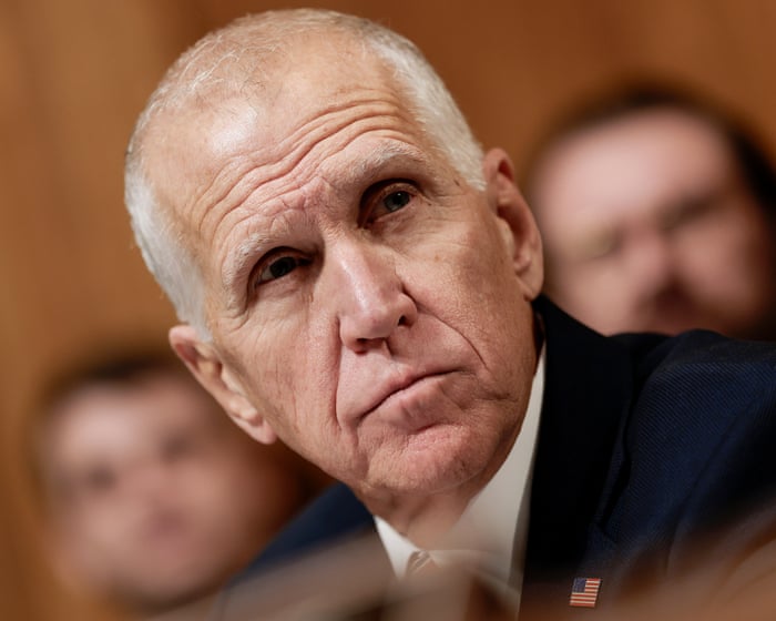 ‘I’m sick of stupid’: from excoriating Noem to breaking with Trump, Thom Tillis goes for fiery final act in Congress