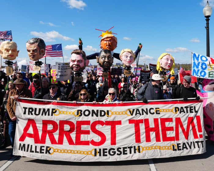 No Kings protests across the world: in pictures