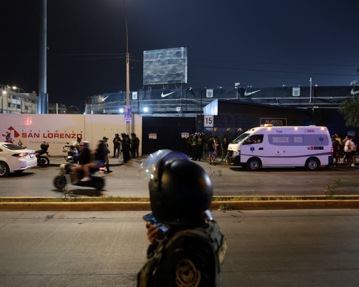 One dead and dozens injured at Peru football stadium during pre-match event