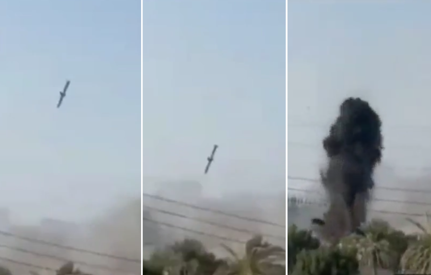 Video appears to show U.S. cruise missile striking Iranian school compound