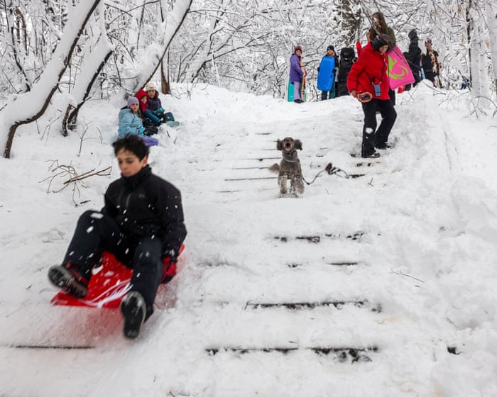 Weather extremes gripping US bear climate crisis ‘fingerprint’, experts say